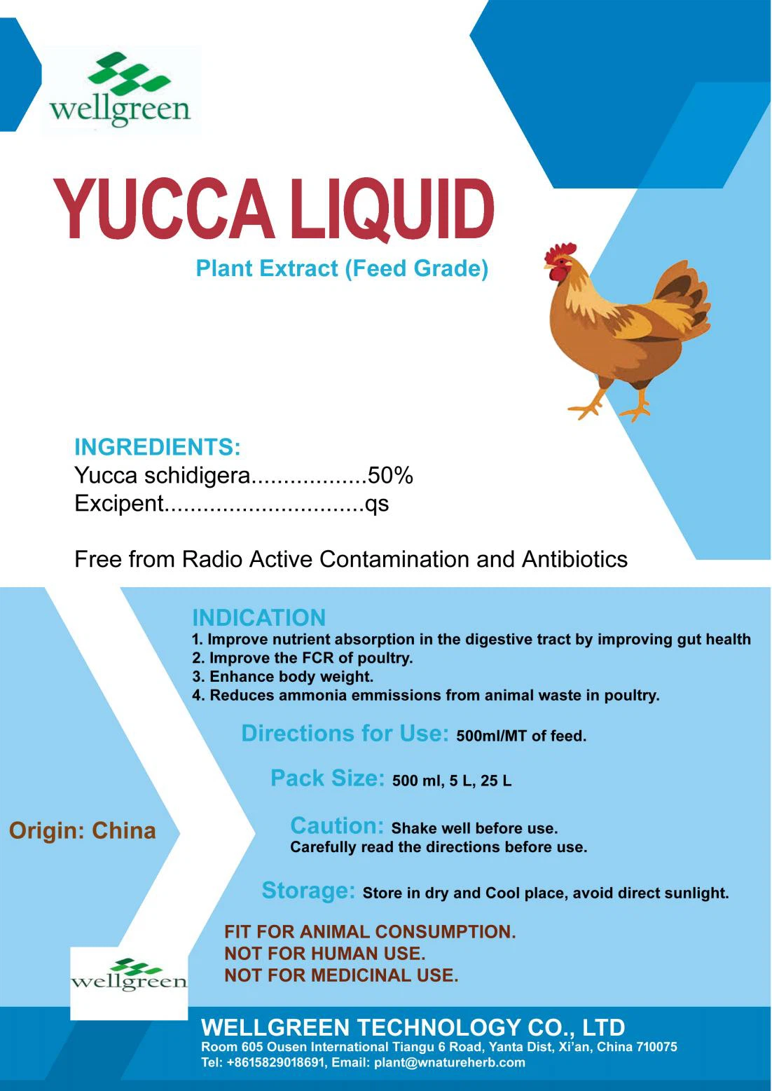 YUCCA LIQUID LITERATURE wellgreen100